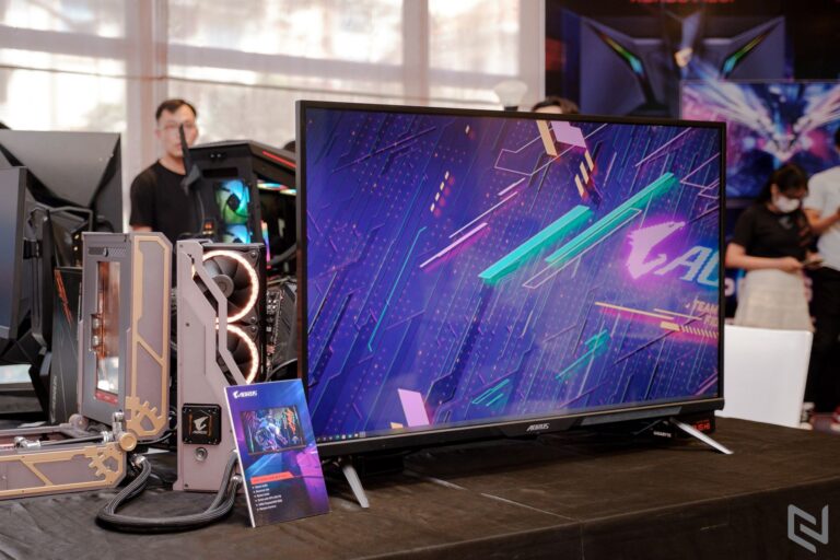 Gigabyte zaprezentował nowy monitor AORUS FV43U 4K, 144 Hz o przekątnej ekranu 43 cale