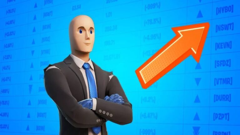 Fortnite – postać z mema stonks teraz dostępna jako skórka
