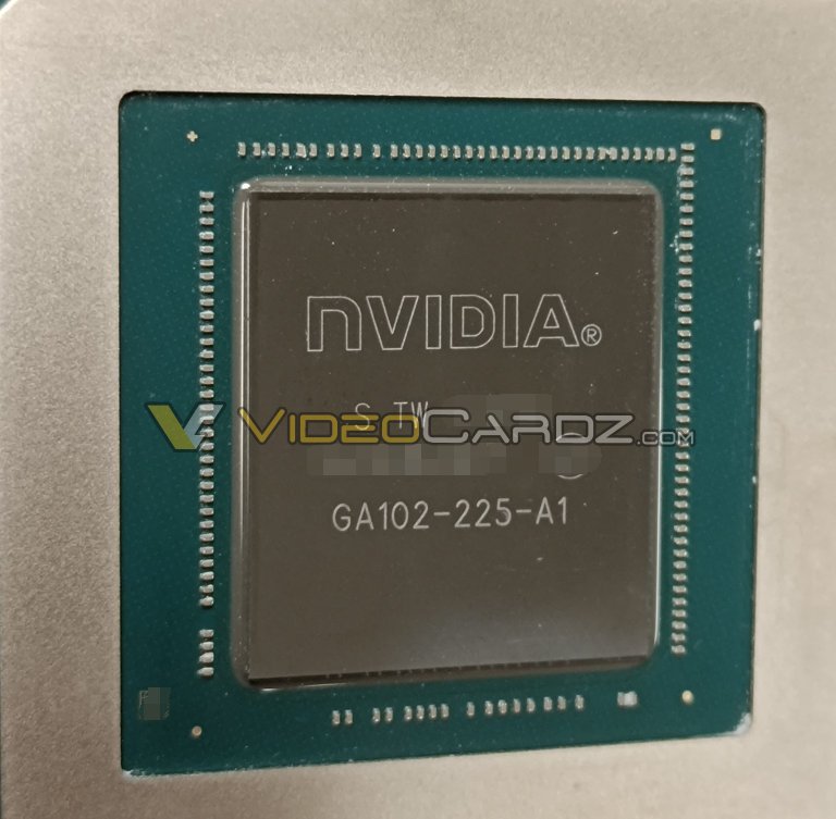 Rdzeń GA102-225 uchwycony na zdjęciu, to on jest sercem RTX 3080 Ti