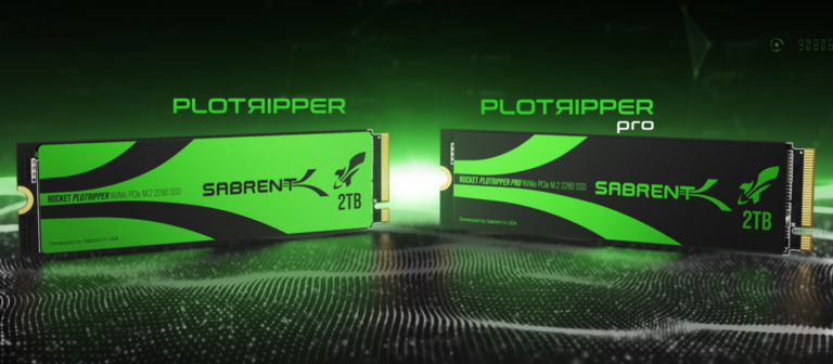 Sabrent prezentuje dwa nośniki do kopania Chia – SSD Plotripper i Plotripper Pro