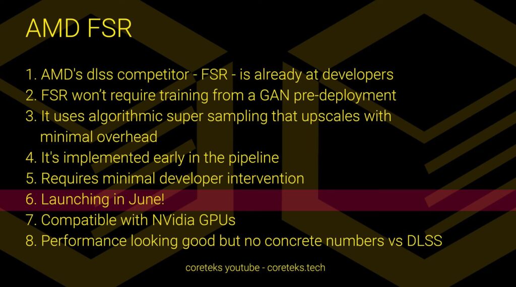 Technika AMD FSR, jednak zadebiutuje wcześniej niż pod koniec roku