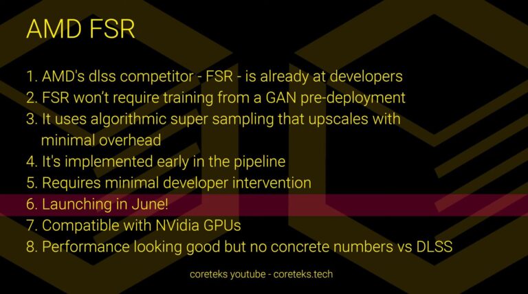 Technika AMD FSR, jednak zadebiutuje wcześniej niż pod koniec roku