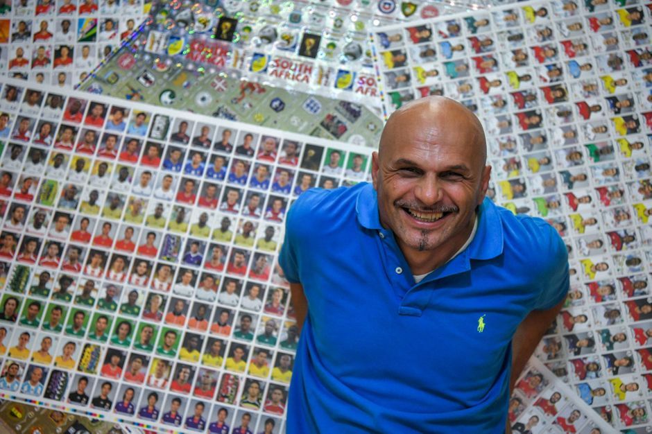 Zebrał trzy miliony naklejek Panini z piłkarzami