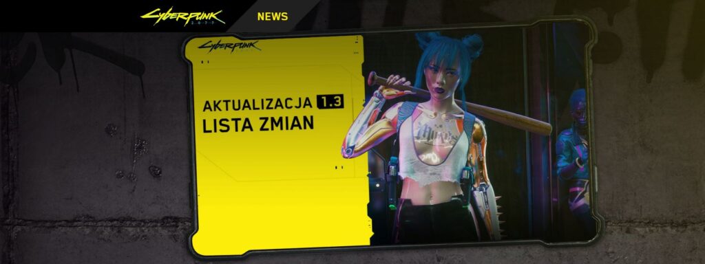 Cyberpunk 2077 otrzymuje aktualizację 1.3, lista błędów nadal jest porażająca