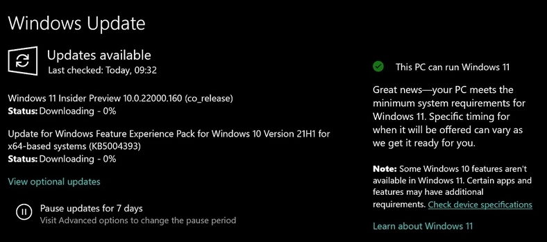 windows update