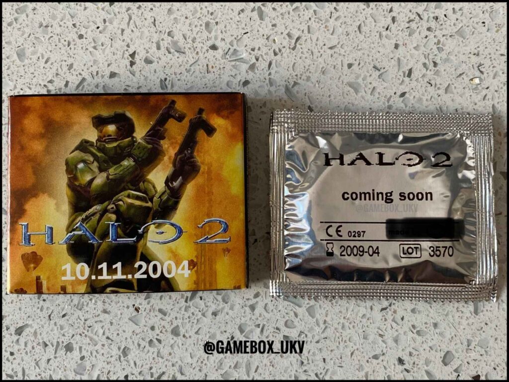 Prezerwatywy jako promocja kooperacyjnej gry w Halo 2
