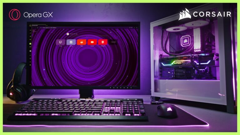 Eksplozja kolorów podczas przeglądania, czyli Opera GX z integracją CORSAIR iCUE!