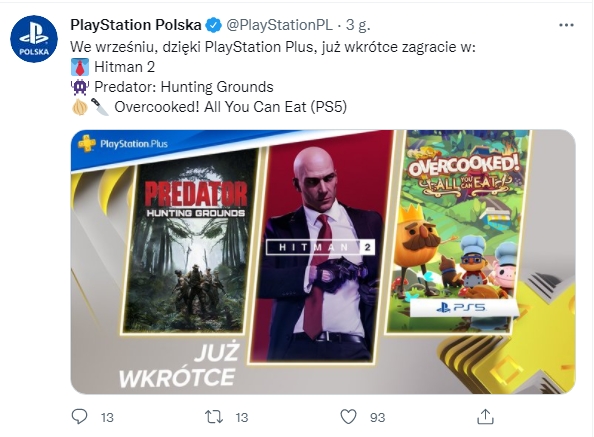 PS Plus wrzesień 2021