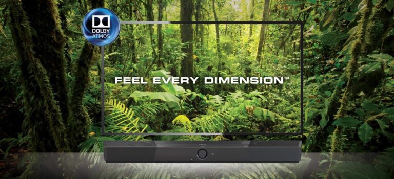 Creative SXFI CARRIER system głośnikowy typu soundbar z Dolby Atmos®, bezprzewodowym subwooferem i technologią Super X-Fi® Headphone Holography