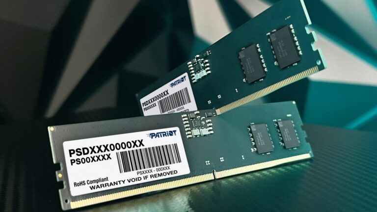 Patriot prezentuje nowe układy RAM Signature DDR5
