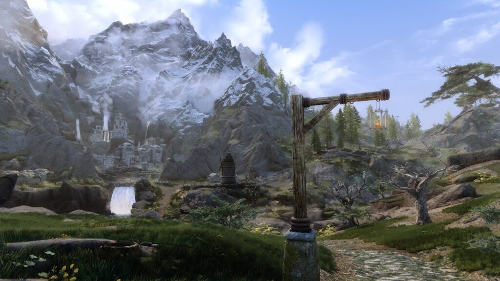Skyrim z 1300. modami i ray trancingiem w 8K – zobacz jak wygląda