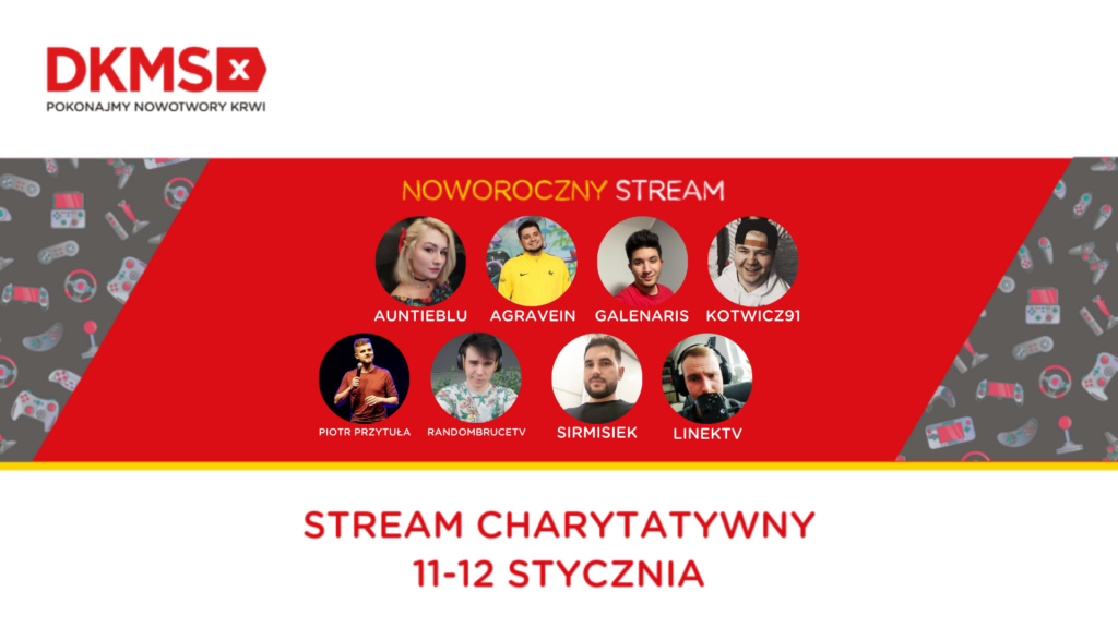 #Pomagrajmy – charytatywne streamy na rzecz Fundacji DKMS powracają