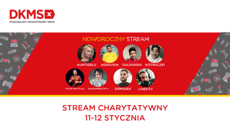 #Pomagrajmy – charytatywne streamy na rzecz Fundacji DKMS powracają