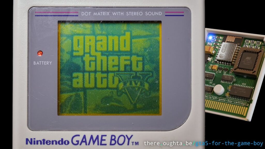 GTA 5 uruchomione na oryginalnym Nintendo Game Boy