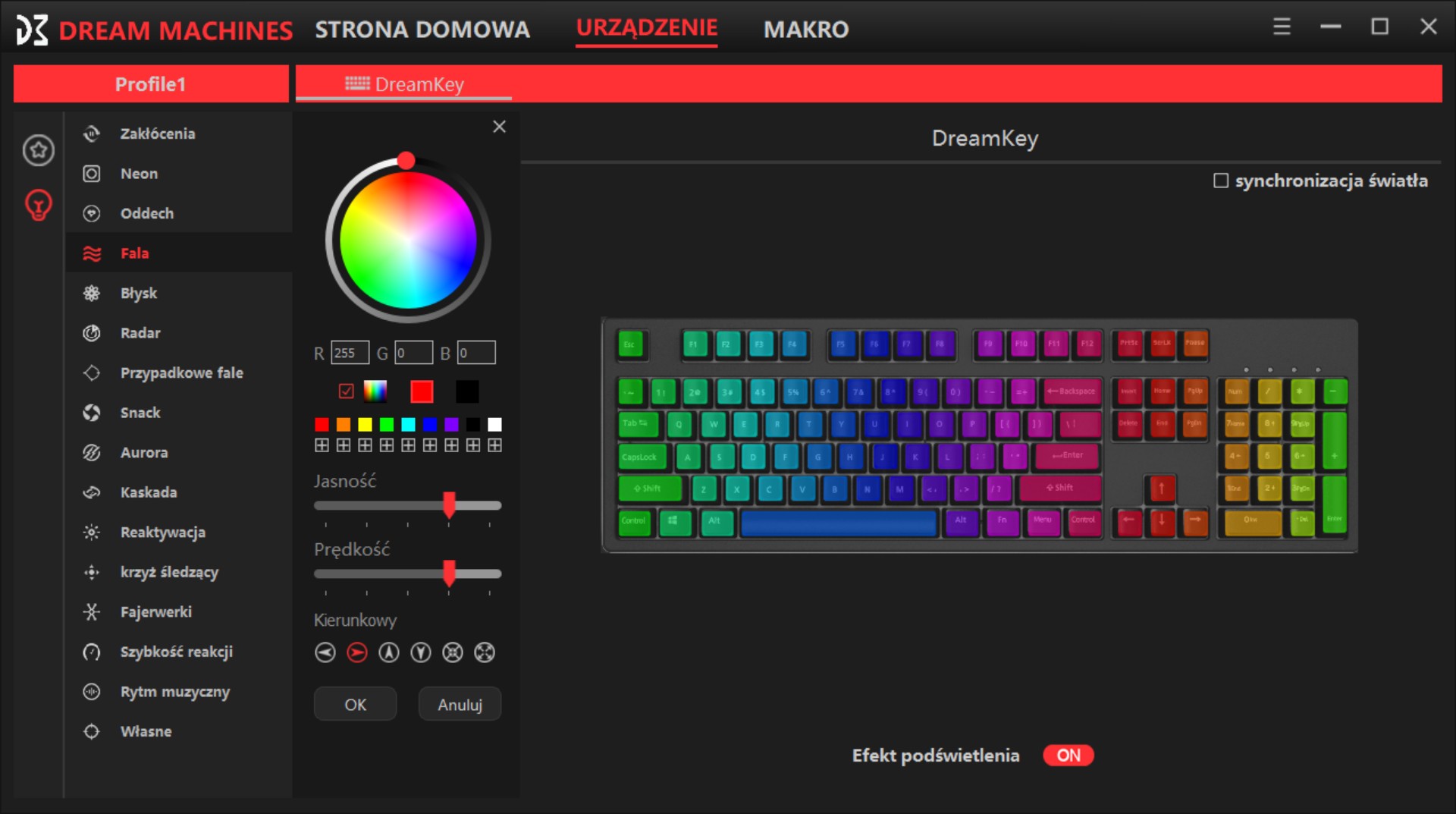 Dream Machines DreamKey Kailh BOX Red