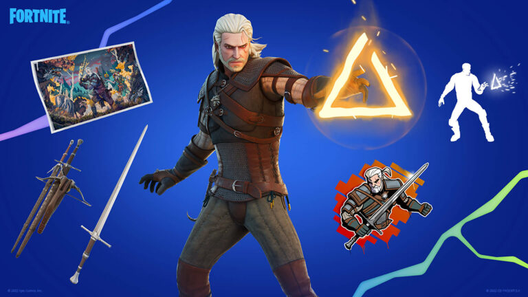 Fortnite – Geralt a z nim wiedźmińska Szkoła Lamy
