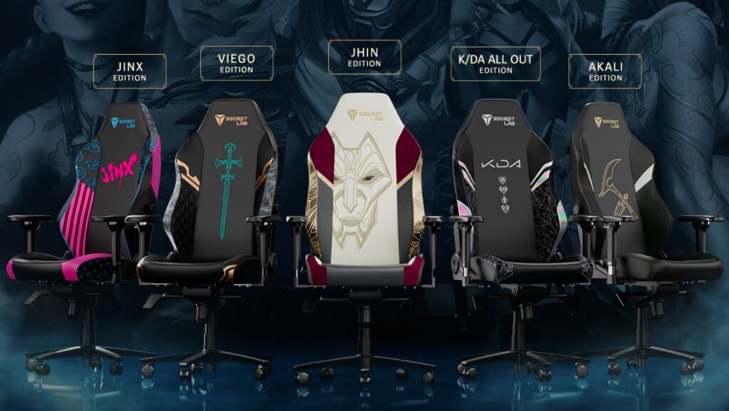 Secretlab prezentuje fotel gamingowy TITAN Evo League of Legends Jhin Edition