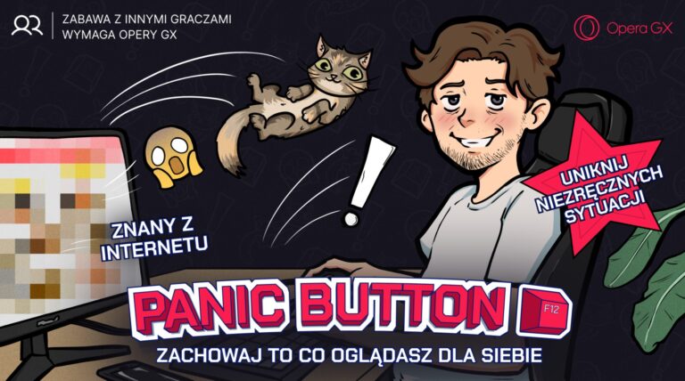 Opera XG – Panic Button ukryje zawartość ekranu przed ciekawskimi