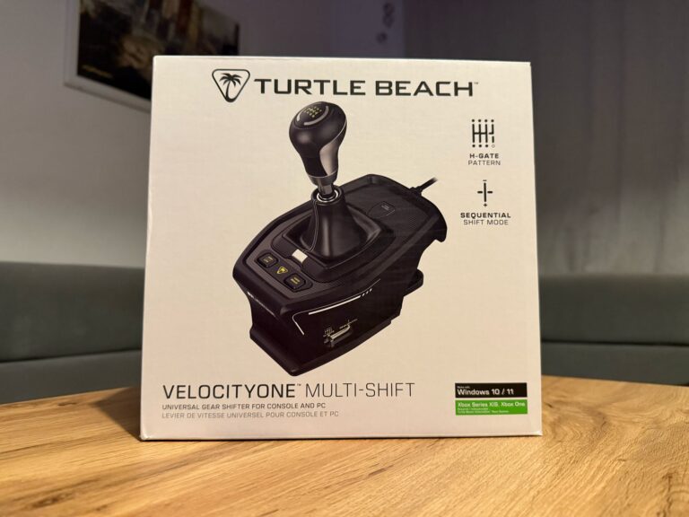Turtle Beach VelocityOne Multi-Shift – uniwersalna dźwignia zmiany biegów dla fanów symulatorów [Recenzja]