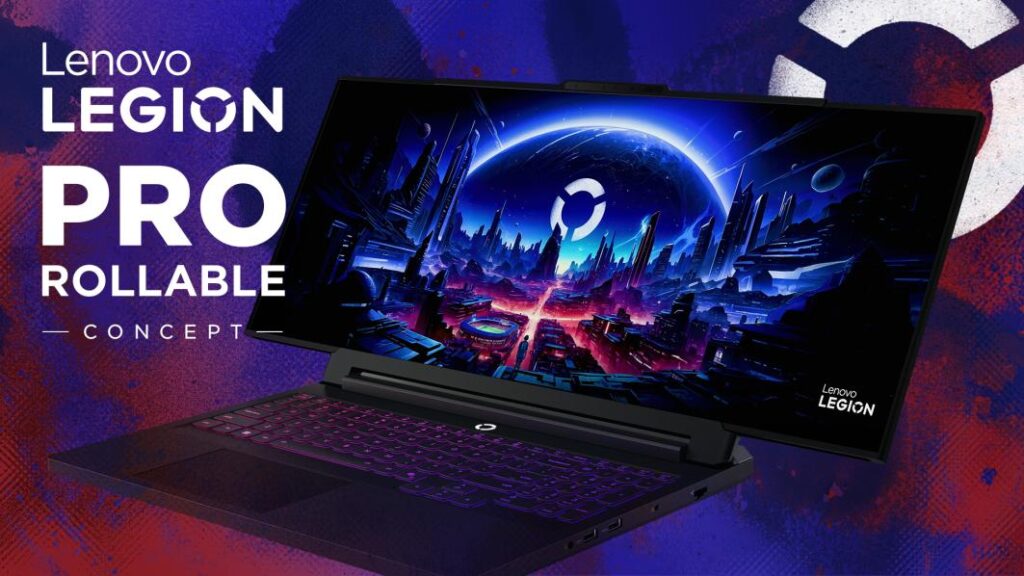 Lenovo Legion Pro Rollable – gamingowy laptop, który rośnie do 24 cali