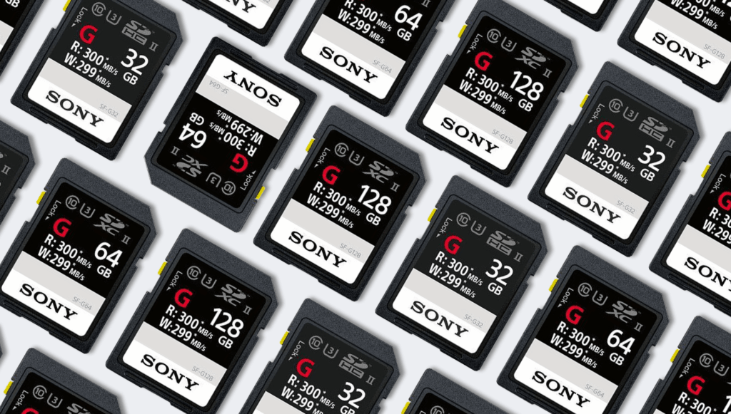 Karty SD SF-G z transferem 299 MB/s. Sony przełamuje bariery prędkości zapisu
