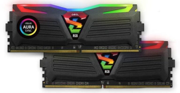 Geil oświetli nam wnętrze komputera dzięki pamięciom DDR4 Super Luce RGB Sync