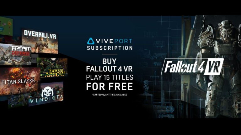 Planujecie zakup HTC Vive? Jest dobra okazja, dostaniecie Fallout 4 VR gratis