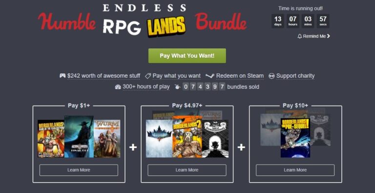Humble Bundle atakuje nową promocją na gry RPG