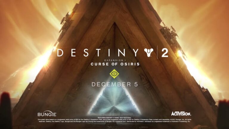 Dodatek do Destiny 2 – Curse of Osiris już wkrótce!