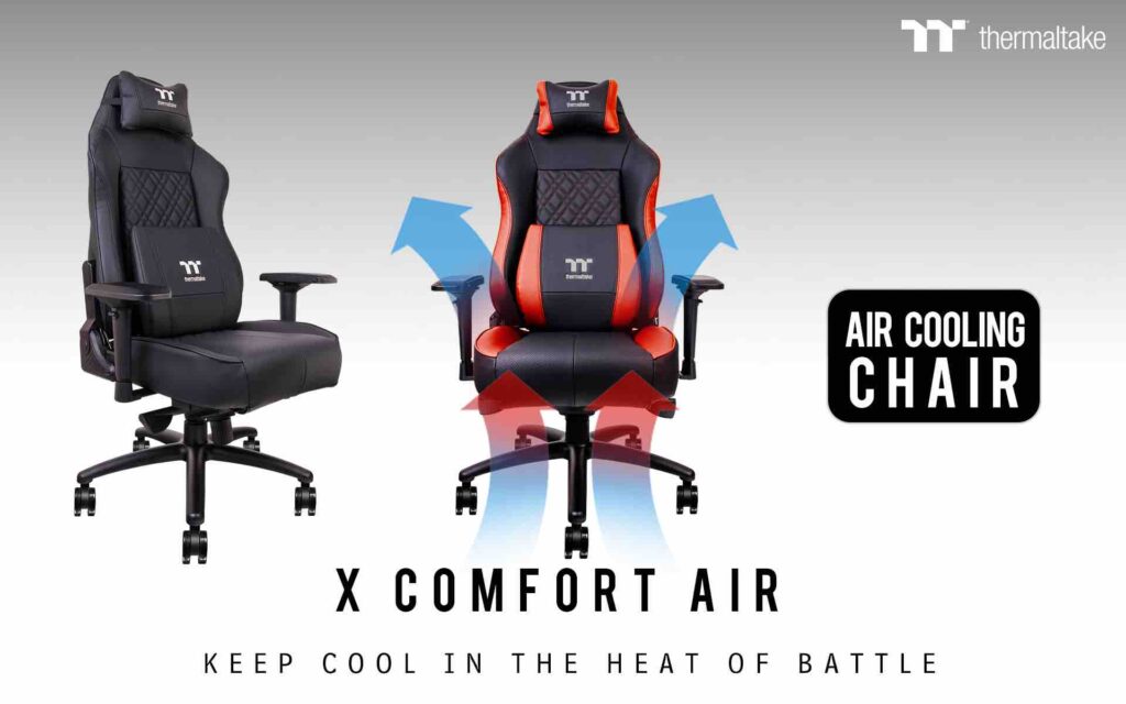 Thermaltake wypuszcza z taśmy produkcyjnej fotel, który chłodzi – X Comfort Air Gaming Chair