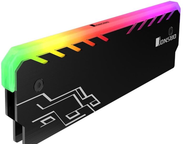 Jonsbo ma patent na chłodzenie i podświetlenie gołych kostek RAM – radiator RGB NC-1