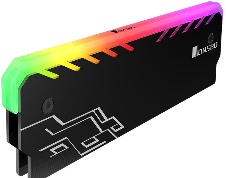 Jonsbo ma patent na chłodzenie i podświetlenie gołych kostek RAM – radiator RGB NC-1