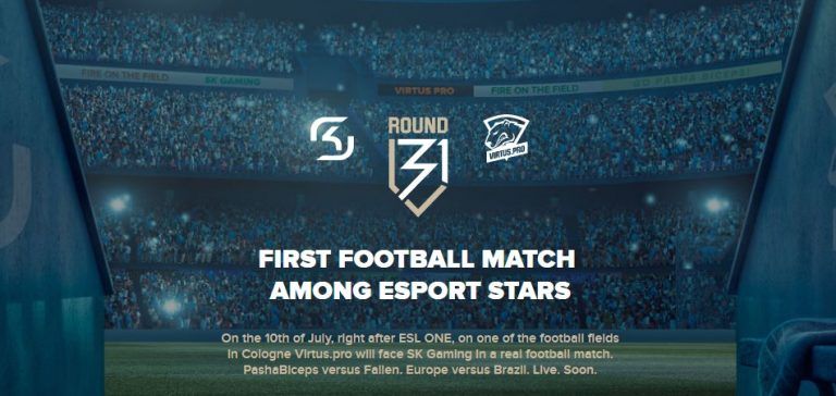 Gracze Virtus.pro i SK Gaming zmierzą się… na boisku piłkarskim