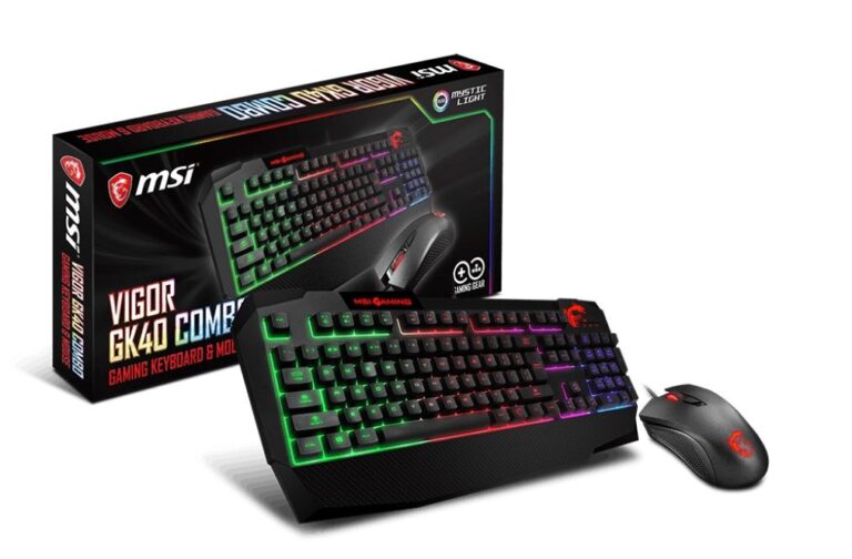 MSI wprowadza do swojej oferty gamingowy zestaw akcesoriów Vigor GK40 i The Clutch GM10