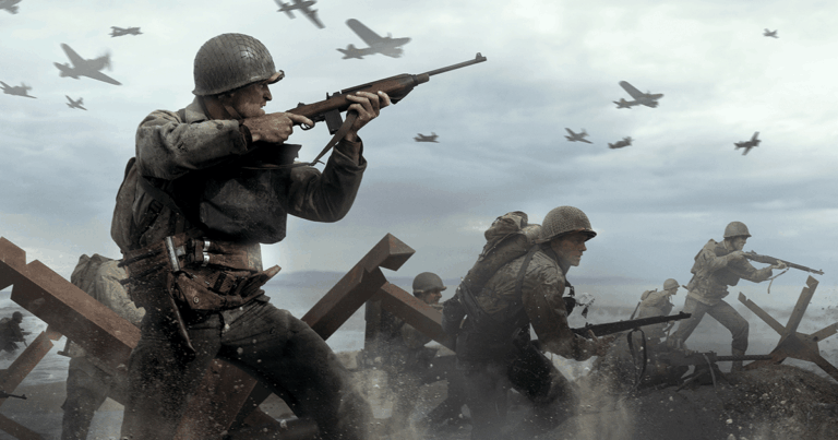 Najwyższą rangę w CoD: WWII wbił bez używania broni palnej