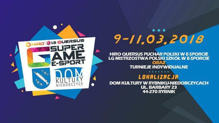 Turnieje SUPER GAME e-sport wracają po przerwie. Tym razem CS: GO i FIFA 18 zagoszczą w Rybniku