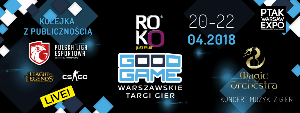Spotkajmy się na ROKO Good Game 2018