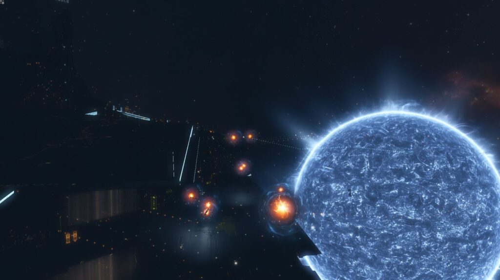 Niezwykły świetlny spektakl w EVE Online w hołdzie Stephenowi Hawkingowi