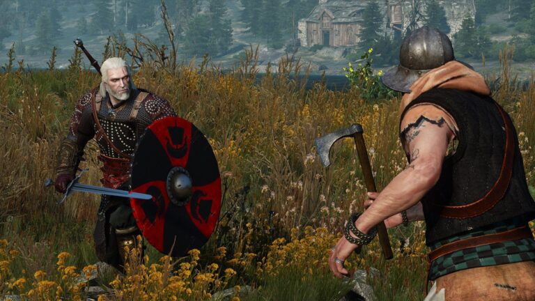 Geralt od teraz może walczyć z tarczą – fanowski mod do Wiedźmina 3