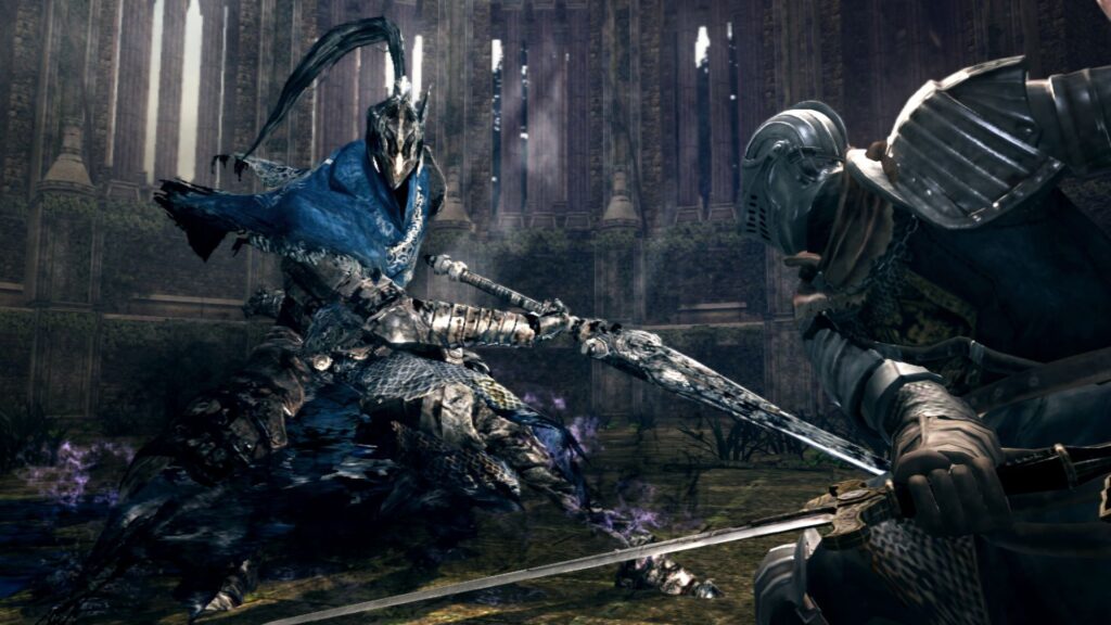 Gracz próbuje przejść Dark Souls 3 za pomocą Ring Fit Adventure
