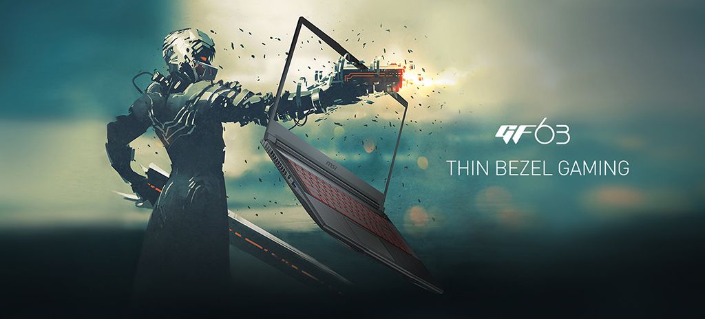 MSI rozszerza serię laptopów Thin Bezel Gaming o dwa nowe modele GF63 i PS42