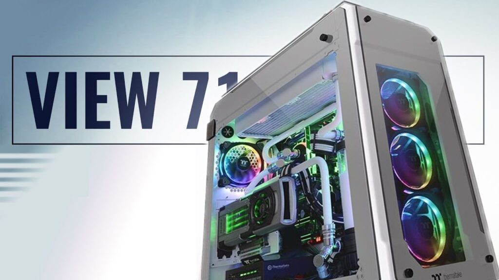 Thermaltake przedstawia szklaną obudowę View 71 TG w wersji Snow Edition