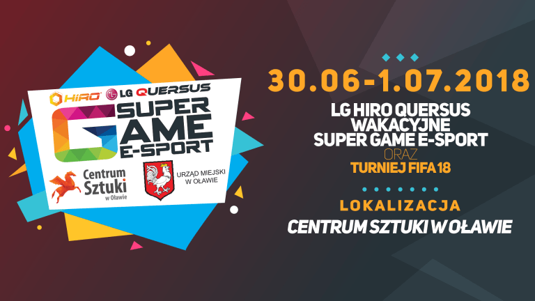 Pora na wakacyjne turnieje SUPER GAME e-sport. Cykl wystartuje w Oławie