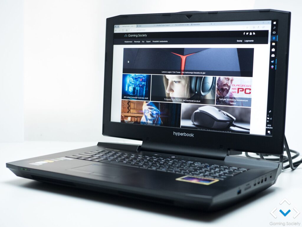 Hyperbook GTR87 VR3 SLI – recenzja potężnego laptopa dla graczy