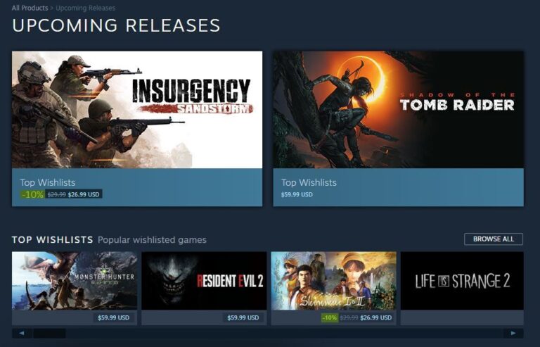 Valve poprawiło system filtrowania nadchodzących gier na Steam