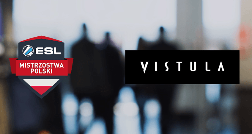 Vistula wśród sponsorów ESL Mistrzostw Polski. Marka ubierze komentatorów
