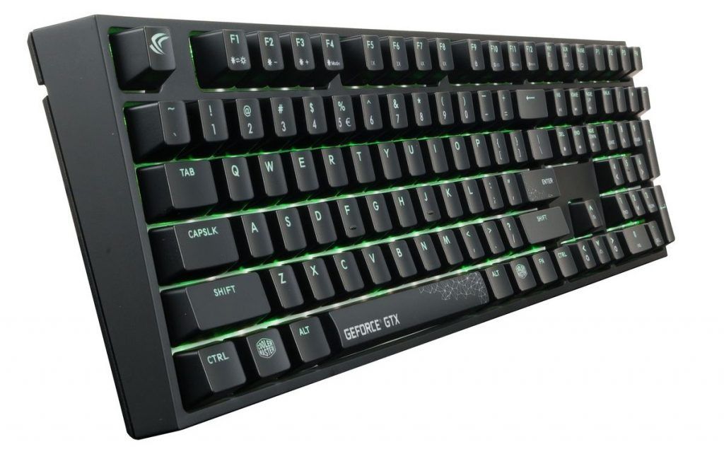 Klawiatura Cooler Master Masterkeys w specjalnej, „zielonej” wersji Nvidia