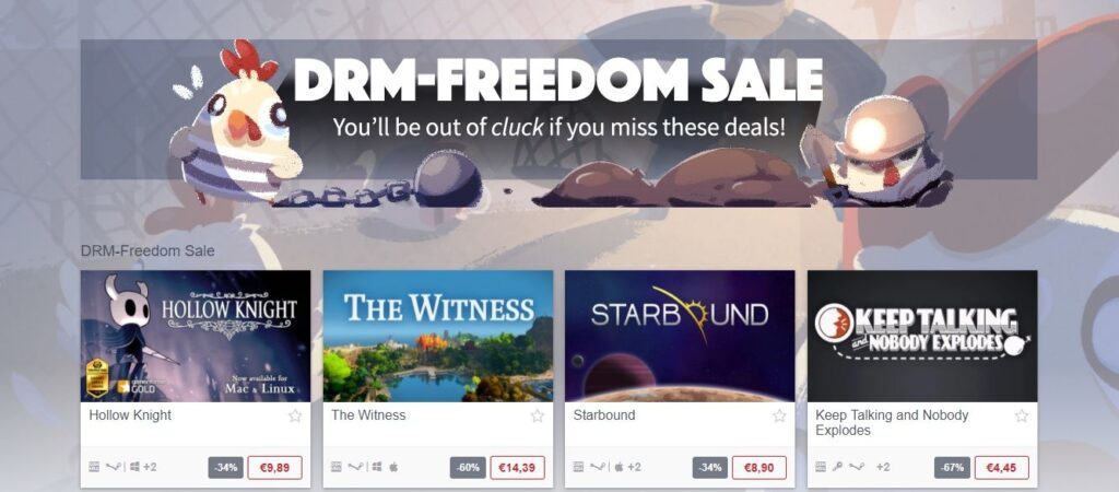 Promocja na gry indie w Humble Store