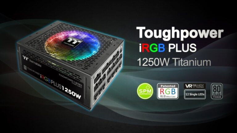 Zasilacz Thermaltake Toughpower iRGB PLUS 1250W Titanium