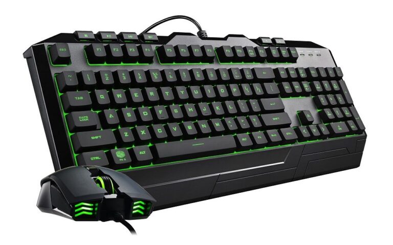Klawiatura i myszka od Cooler Mastera w zestawie gamingowym Devastator 3